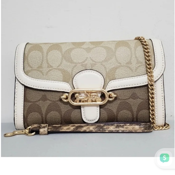 EUC!!! COACH JADE CHAIN CROSSBODY PURSE!!! - Picture 1 of 11